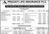 Pragati Life 1st Quarter Financial Statement – 2026